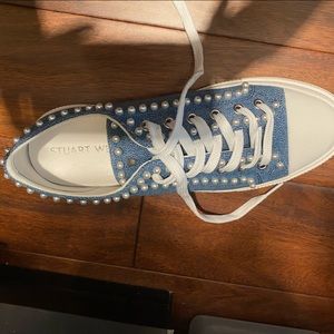 BRAND NEW Stuart Weizmann very comfortable and cute fancy sneakers size 9.5